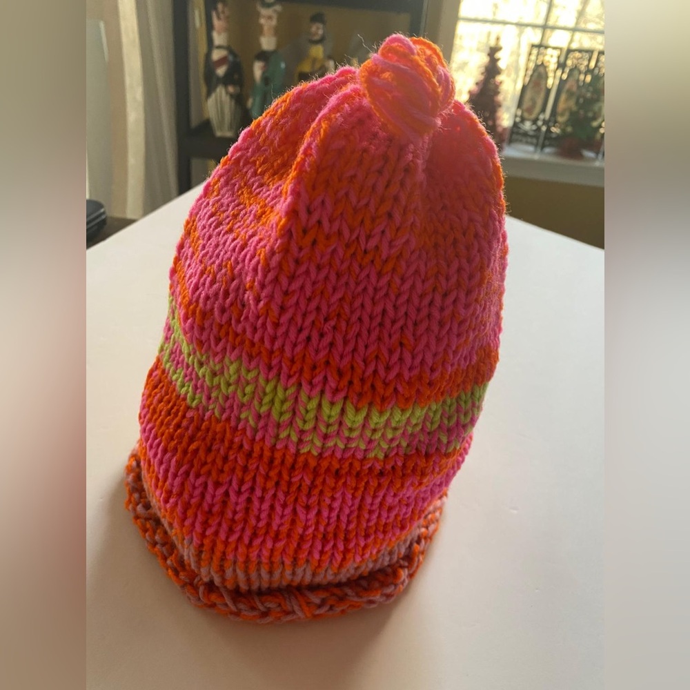 Two uses in one, handmade wool caps and scarf by my son,  soft alpaca wool.